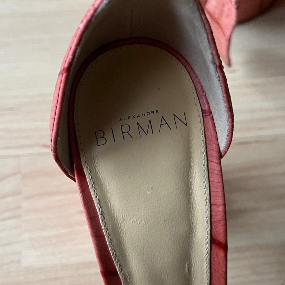 ALEXANDRE BIRMAN| CLARITA CURVE BELEAF 120 LEATHER PLATFORM SANDAL - Picture 4 of 10